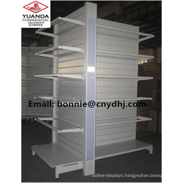 Supermarket Double Side Plain Shelf Metal Shelf